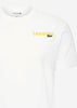 Lacoste T-shirts Lacoste backprint tee - white