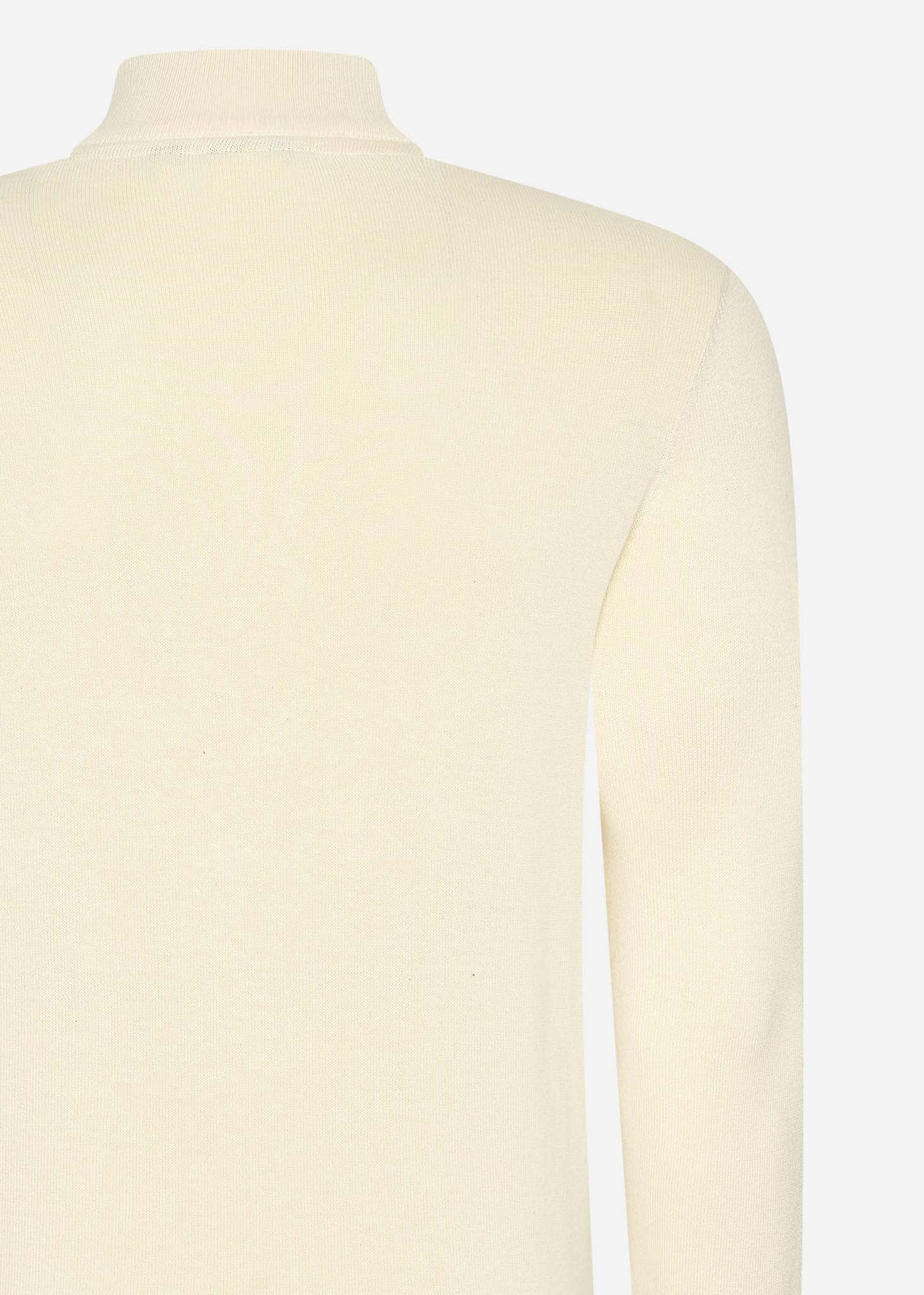Barbour International Truien Murrey quarter placket knit - dove grey