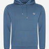 Fred Perry Hoodies Tipped hooded sweatshirt - midnight blue light ice