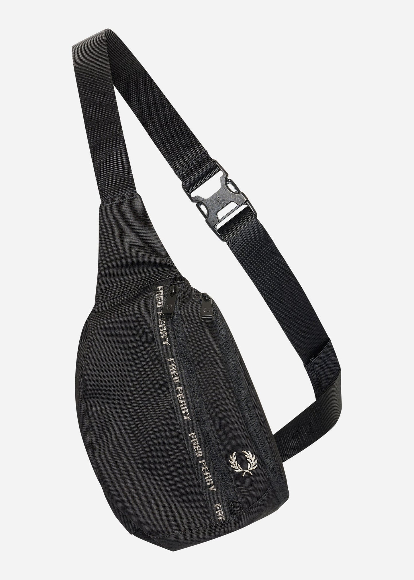 Fred Perry Tassen Fp taped sling bag - black warm grey
