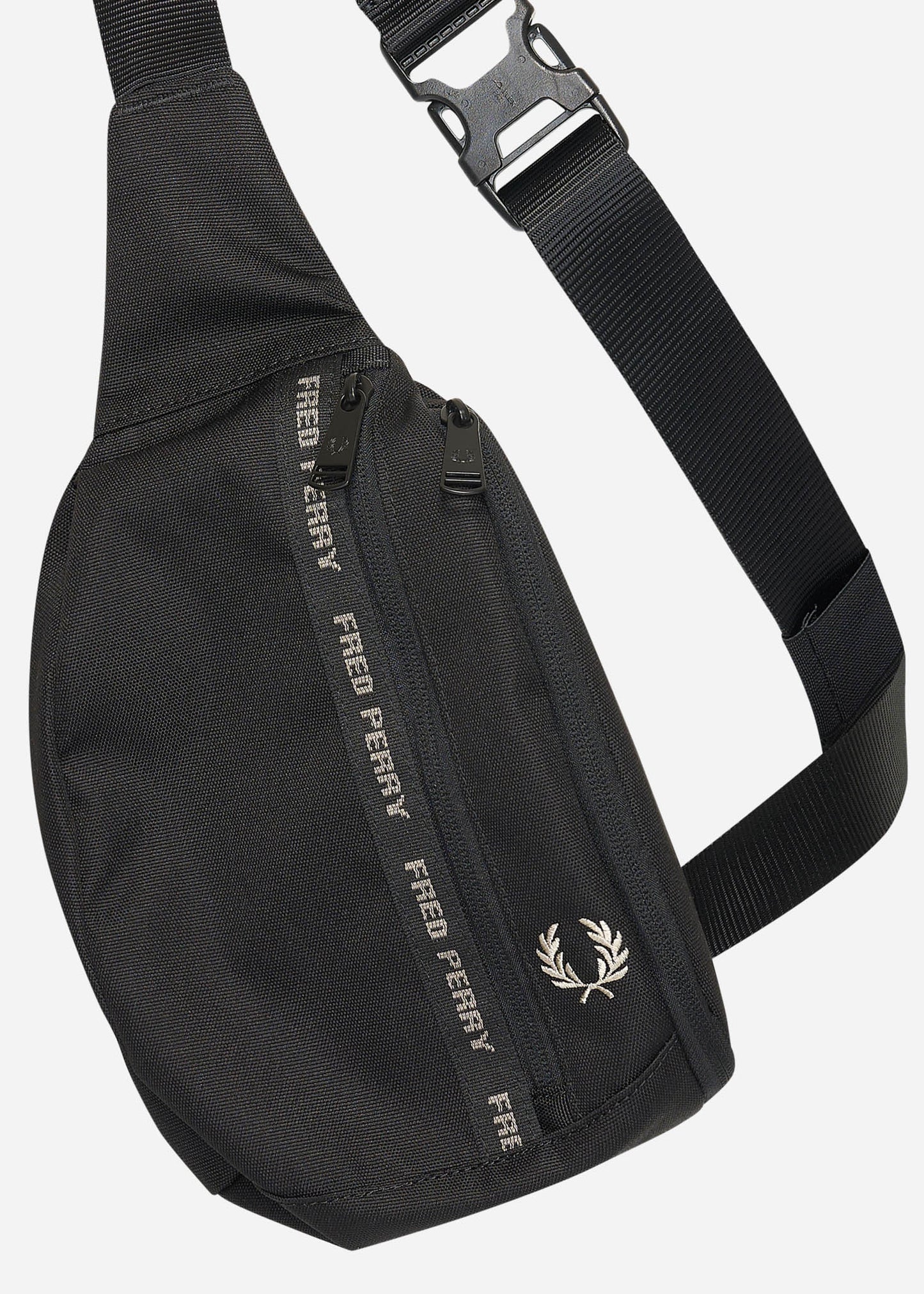 Fred Perry Tassen Fp taped sling bag - black warm grey