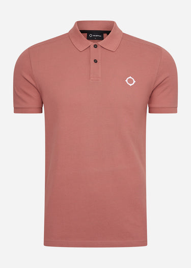 MA.Strum Polo's  SS pique polo - brick dust