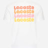 Lacoste T-shirts Lacoste backprint tee - white