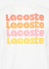 Lacoste T-shirts Lacoste backprint tee - white