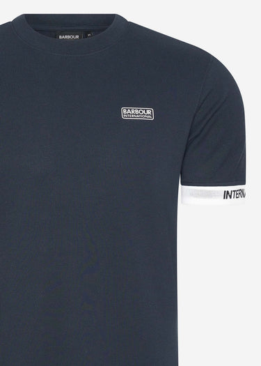 Barbour International T-shirts  Heim tee - navy