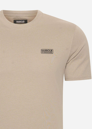 Barbour International T-shirts Small logo tee - timberwolf