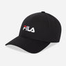 Fila Petten Brasov 6 panel cap with linear logo strap back - black