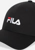 Fila Petten Brasov 6 panel cap with linear logo strap back - black