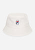 Fila Bucket Hats Bizerte fitted bucket hat - antique white
