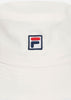 Fila Bucket Hats Bizerte fitted bucket hat - antique white