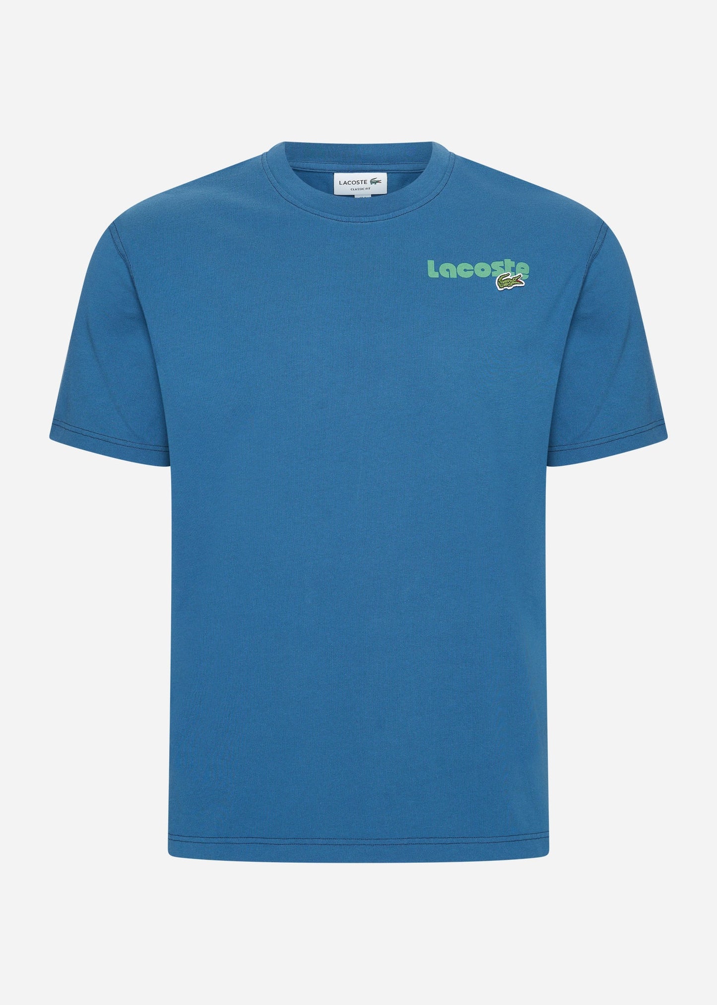 Lacoste T-shirts Lacoste backprint tee - globe