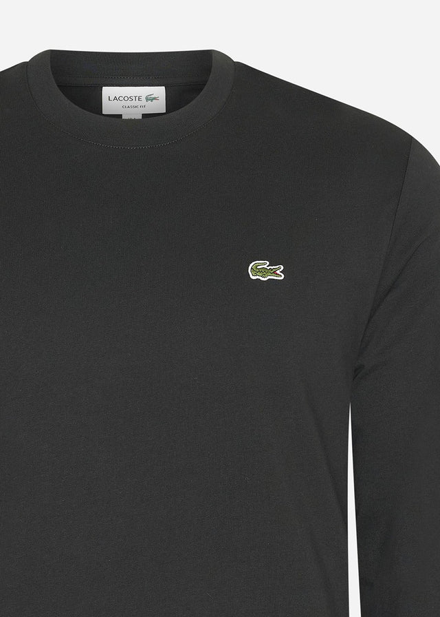Lacoste T-shirts Longsleeve - black