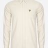 Lyle & Scott Overhemden Plain flannel shirt - cove