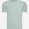 Fred Perry Polo's Plain fred perry shirt - slvrblue dkcaram