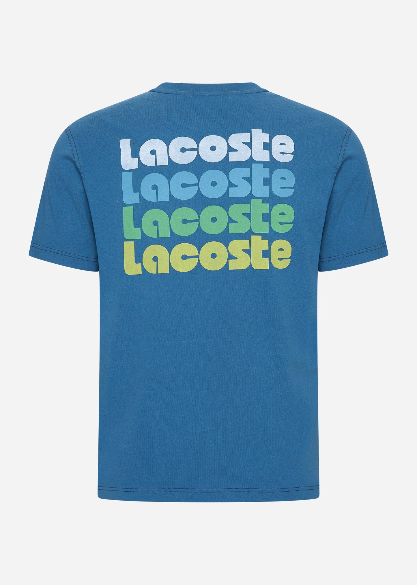 Lacoste T-shirts Lacoste backprint tee - globe