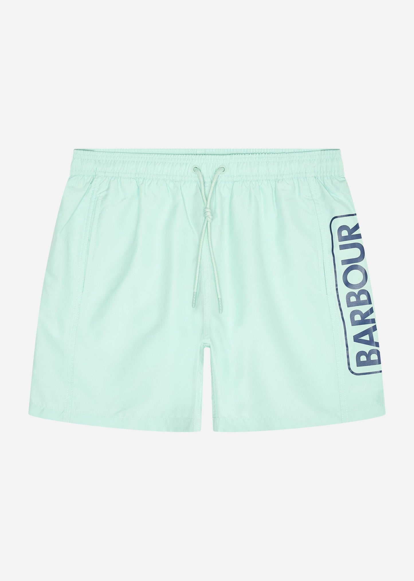 Barbour International Zwembroeken Large logo swim short - green fig