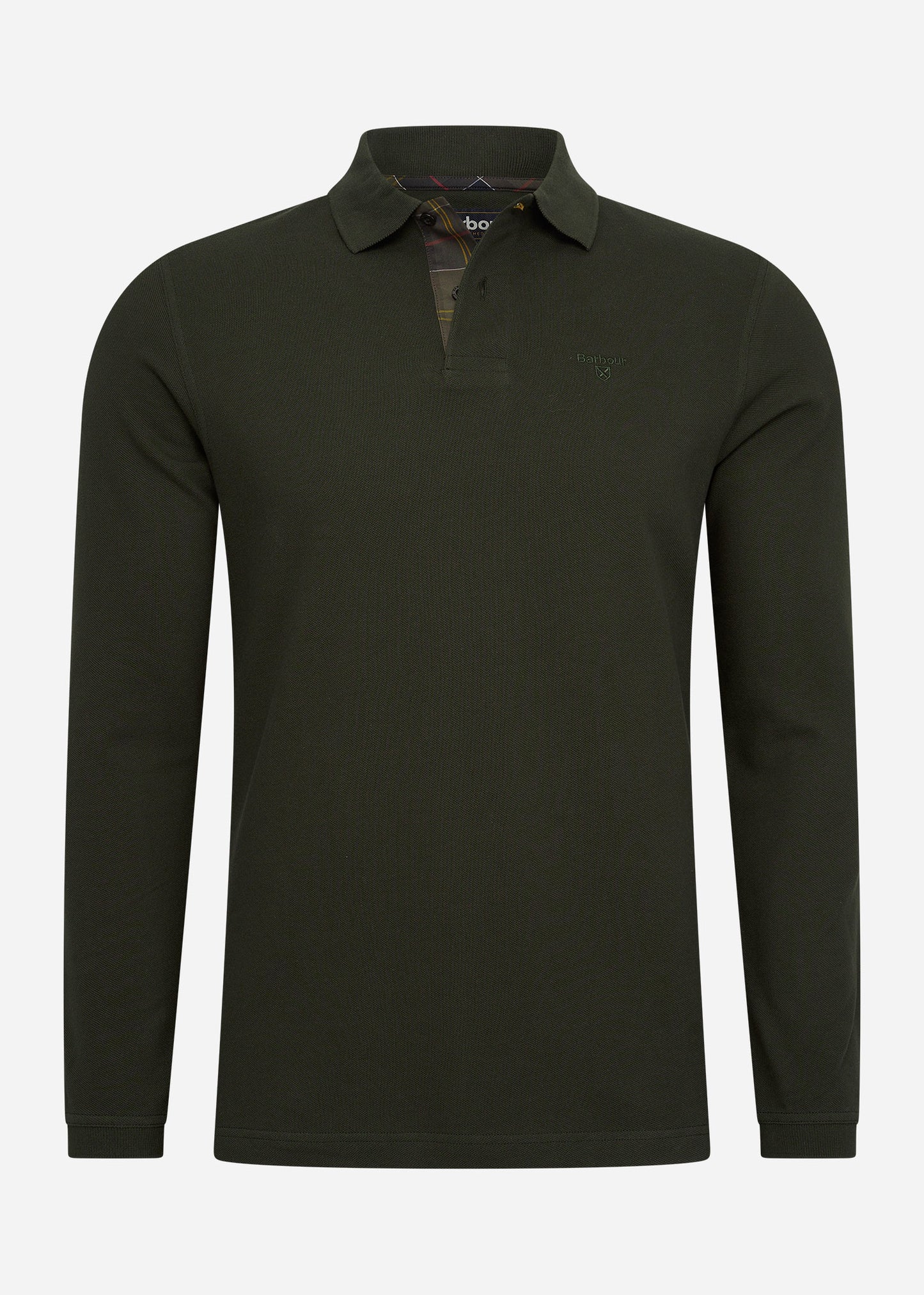 Barbour Longsleeve Polo's Essential l/s sports polo - forest