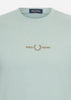 Fred Perry T-shirts Embroidered t-shirt - silver blue