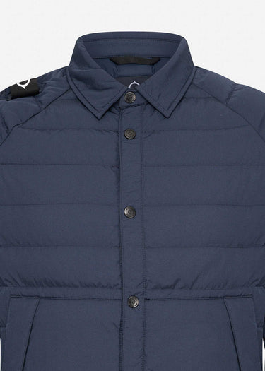 MA.Strum Jassen  Down overshirt jacket - ink navy