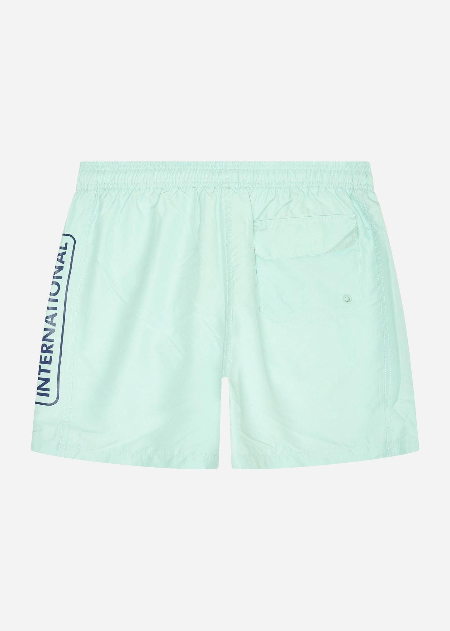 Barbour International Zwembroeken Large logo swim short - green fig