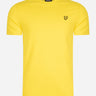 Lyle & Scott T-shirts Plain t-shirt - yellow scorch