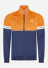 Sergio Tacchini Vesten Orion track top - marmalade maritime blue gardenia