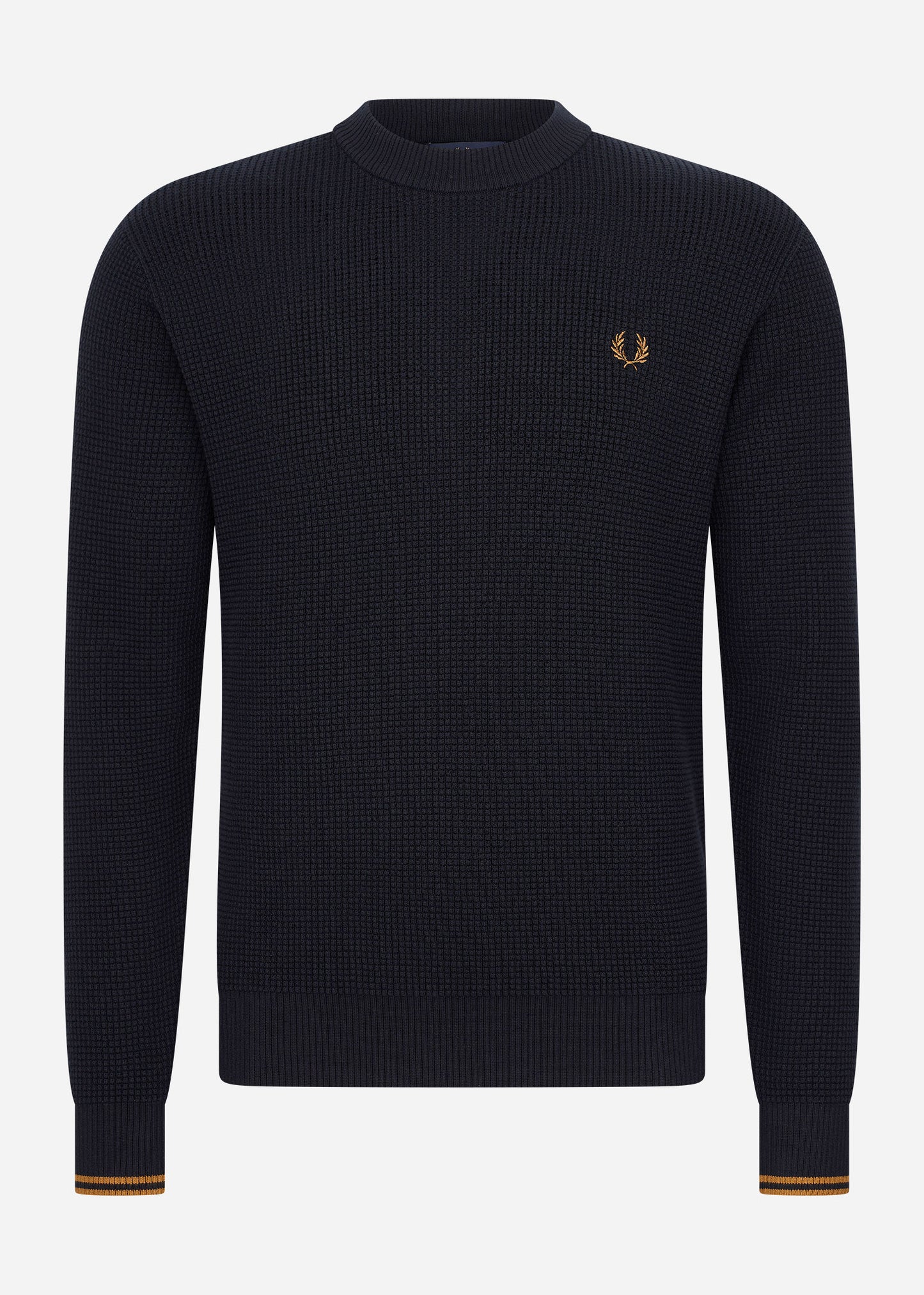 Fred Perry Truien Waffle stitch jumper - navy