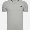 Fred Perry Polo's Twin tipped fred perry shirt - limestone ecru black
