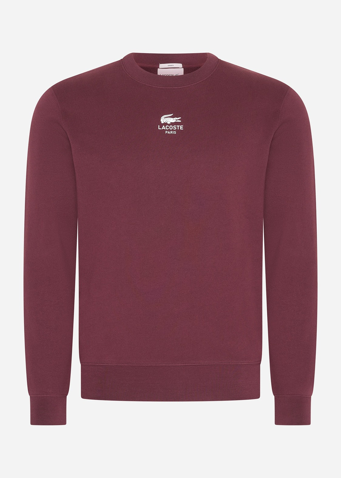 Lacoste Truien Sweatshirt logo print- expresso