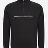 Barbour International Truien Motored funnel sweat - black