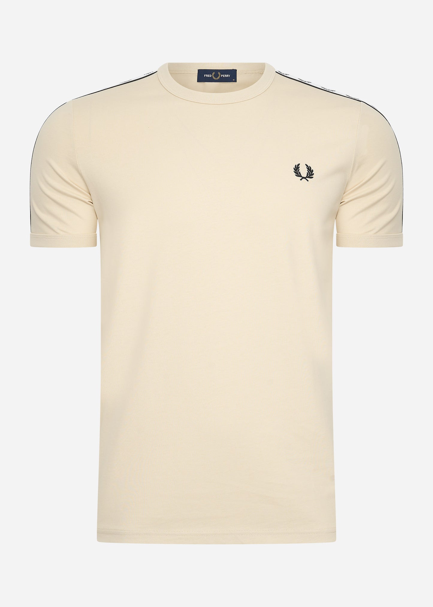 Fred Perry T-shirts Taped ringer t-shirt - oatmeal