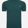Fred Perry Polo's Plain fred perry shirt - petrol blue