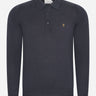 Farah Truien Sweater hamlet knit ls polo - true navy