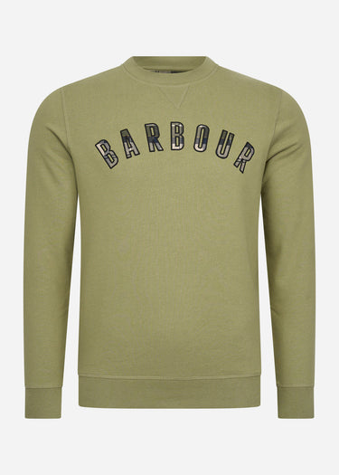 Barbour Truien  Debson crew - bleached olive