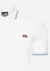Ellesse Polo's Rooks polo - white light blue dark blue