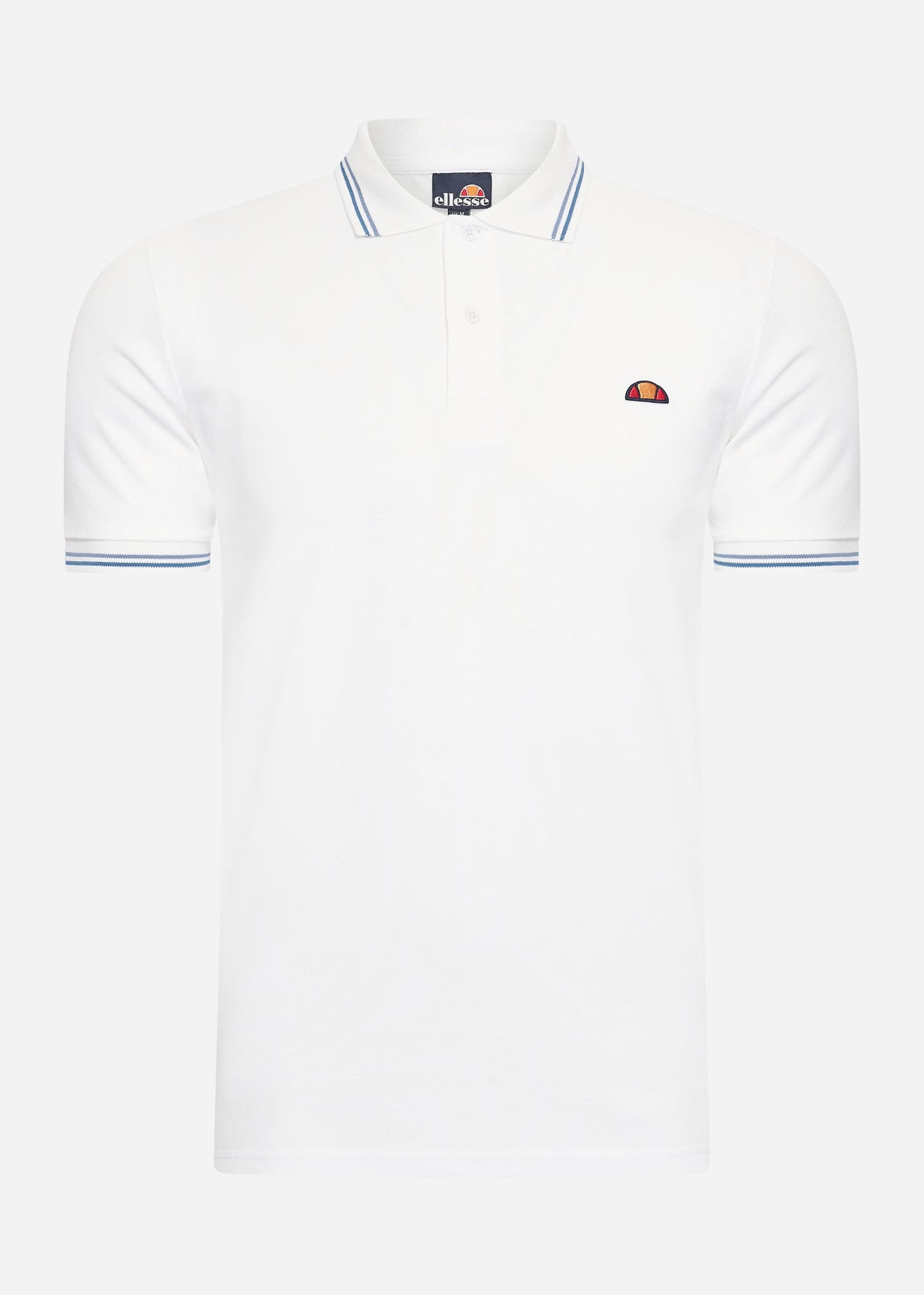Ellesse Polo's Rooks polo - white light blue dark blue