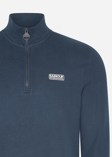 Barbour International Truien  Essential half zip sweat - international navy