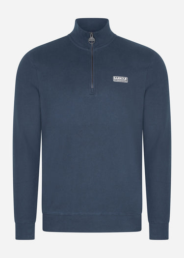 Barbour International Truien  Essential half zip sweat - international navy