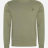 Fred Perry Truien Crew neck sweatshirt - laurel wreath green night green