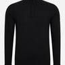 Barbour International Truien Cotton half zip knit - black