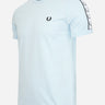 Fred Perry T-shirts Taped ringer t-shirt - light ice
