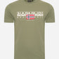 Napapijri T-shirts  Aylmer t-shirt - green lichen 