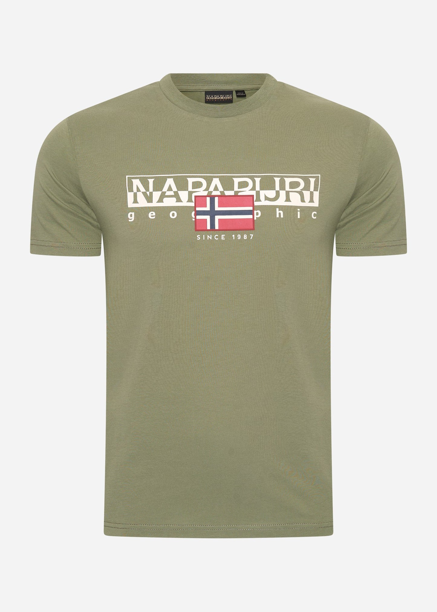 Napapijri T-shirts Aylmer t-shirt - green lichen