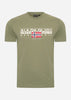 Napapijri T-shirts Aylmer t-shirt - green lichen