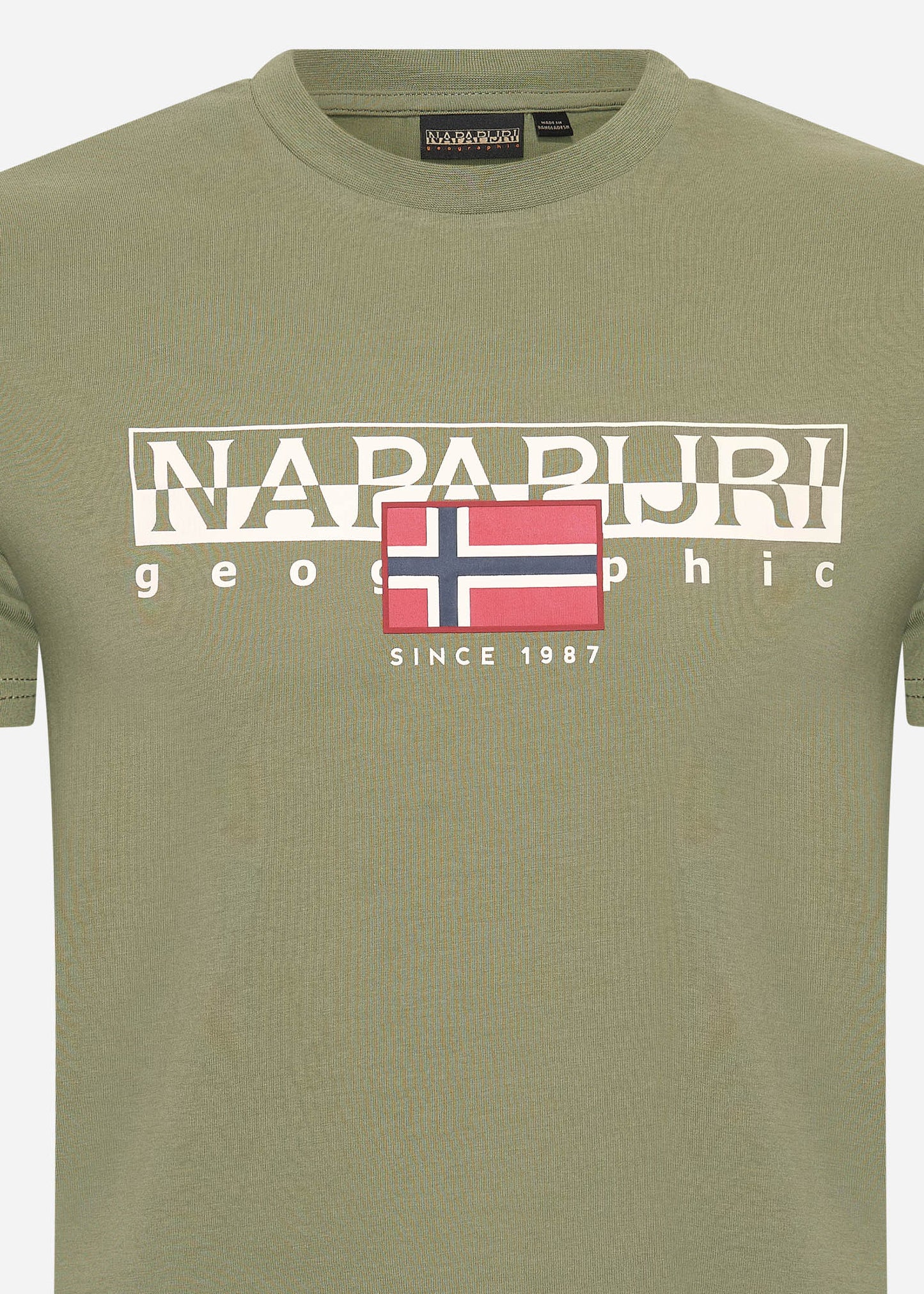 Napapijri T-shirts Aylmer t-shirt - green lichen