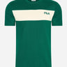 Fila T-shirts Lankaran blocked tee - aventurine antique white