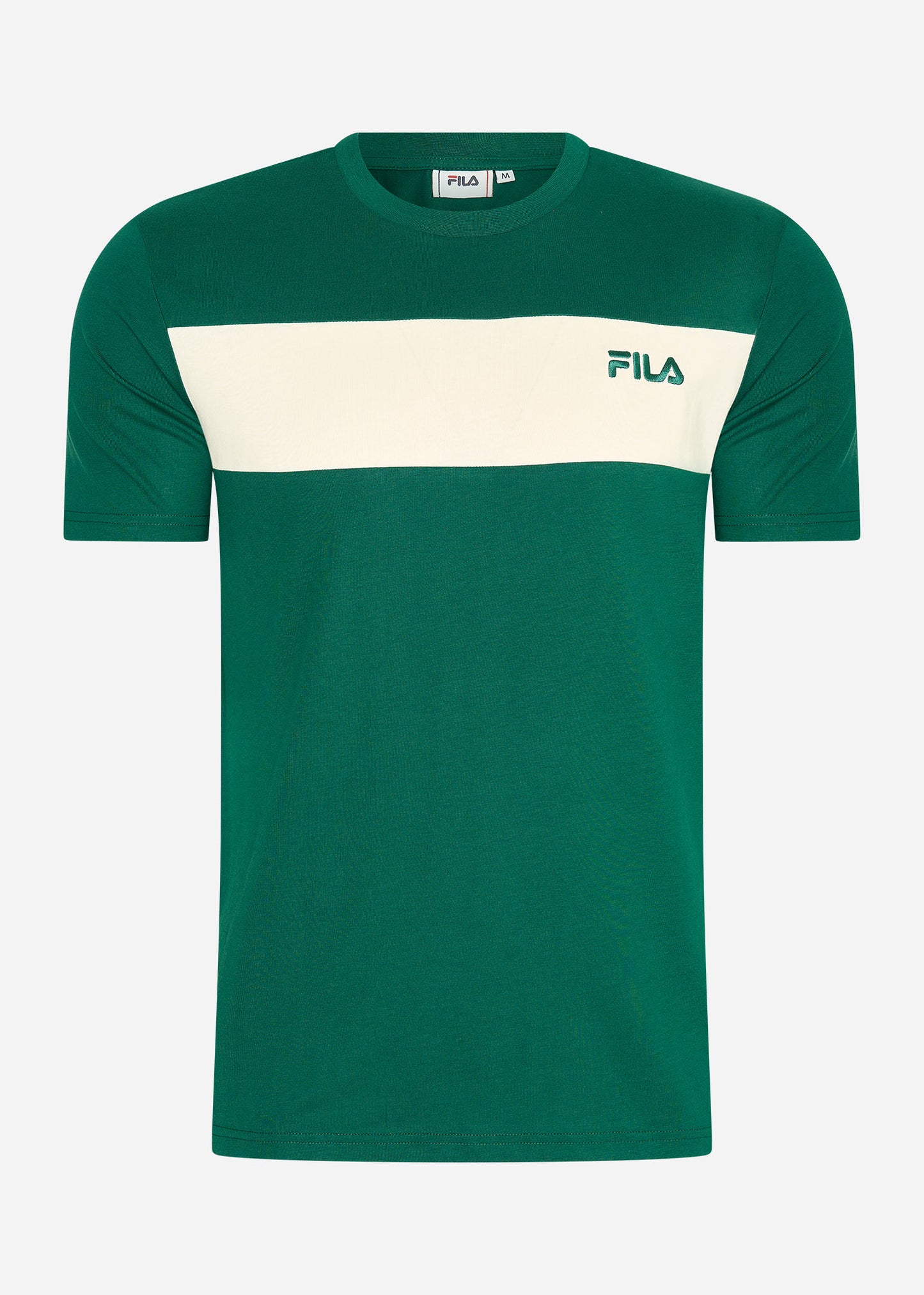Fila T-shirts Lankaran blocked tee - aventurine antique white