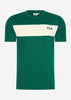 Fila T-shirts Lankaran blocked tee - aventurine antique white