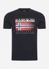 Napapijri T-shirts Kreis t-shirt - black