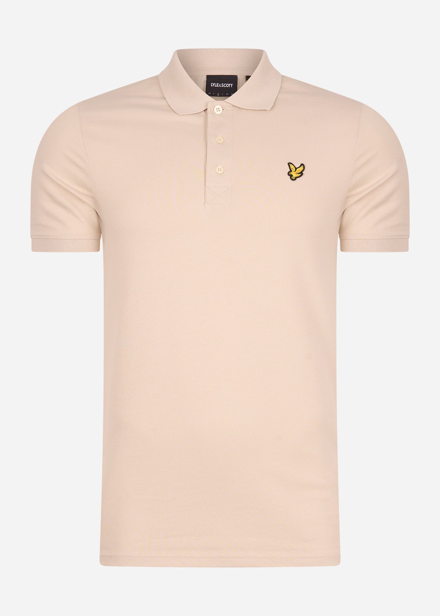 Plain polo shirt - sesame